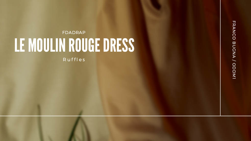 LE MOULIN ROUGE DRESS [FDADRAP] by Bugna, Franco ID#118