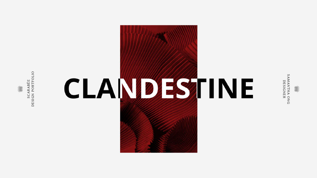 CLANDESTINE [APCRDS3/DSCRCL1] by Ong, Samantha ID#116